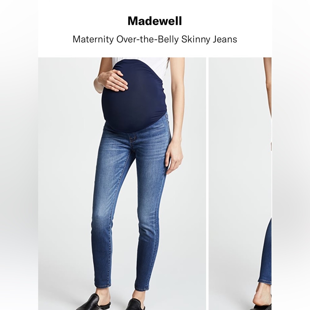 MADEWELL Maternity Over-the-belly Skinny Jeans